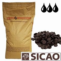Шоколад Сикао Sicao  (Chocovic Тиаго) Темный, (Россия, г.Чехов), упаковка 20кг