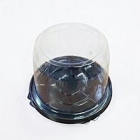 Коробка Пластик черная 23см h=13,5см