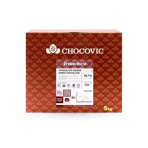 Шоколад Chocovic Темный 55,1%, 5кг. Шоколад Chocovic Темный 55,1%, 5кг.