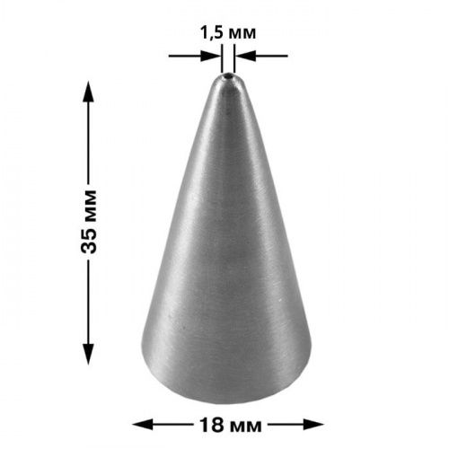 Насадка гладкая 2 D=1,5мм фото 2
